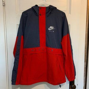 Men's Nike AIR 1/2 Zip Red/gray pullover